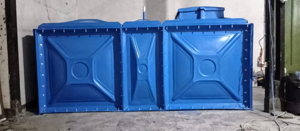 Tangki Panel Fiberglass Tangerang-Panel Tank Fiberglass Tangerang-Roof Tank Fiberglass tampak depan